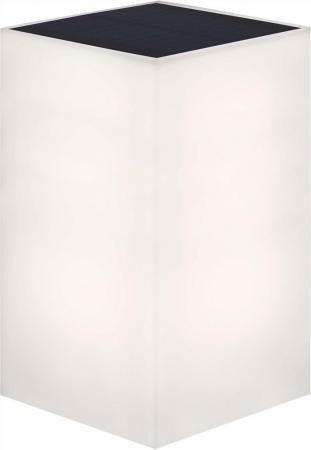 New Garden WALLY 12 quaderförmige Solar Außenwand Leuchte mit Dämmerungssensor IP65