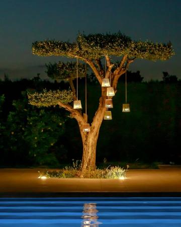 New Garden CONTA Mini LED Akku-Hängeleuchte USB-Aufladung, Fernbedienung, IP54 - aus recyceltem PVC mit warmweißem Licht  Ø 14,5 - Farbe Weiches Grün