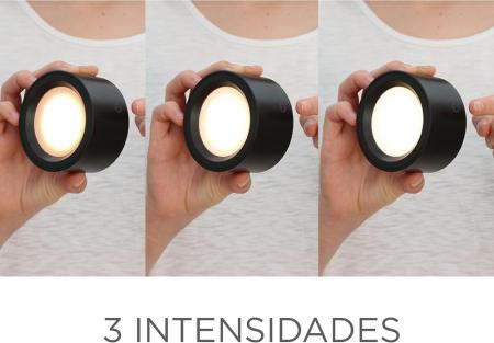 New Garden LED-Akku-Wandleuchte Roll 8 schwarz