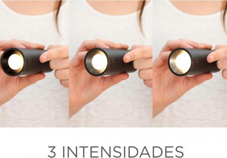 New Garden LED-Akku-Wandleuchte Roll 4 schwarz