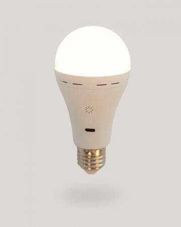 New Garden Tragbare wiederaufladbare E27 Glühbirne LAPERA mit Akku, USB-Ladung und Fernbedienung IP20 für Innen, warm- bis kaltweiß einstellbar