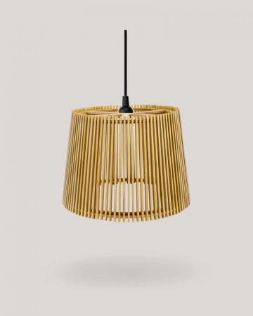 New Garden OKINAWA 40 LED Bambus Hängeleuchte IP44 mit E27 Fassung ohne Leuchtmittel