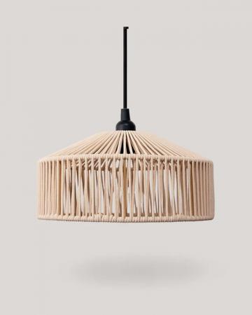 New Garden CALABARDINA PENDELLEUCHTE MIT KABEL und E27 Fassung Durchmesser: 30 cm, IP44 Sanftes Weiß