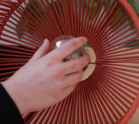 New Garden CALABARDINA PENDELLEUCHTE MIT KABEL und E27 Fassung Durchmesser: 30 cm, IP44 Sanftes Grün