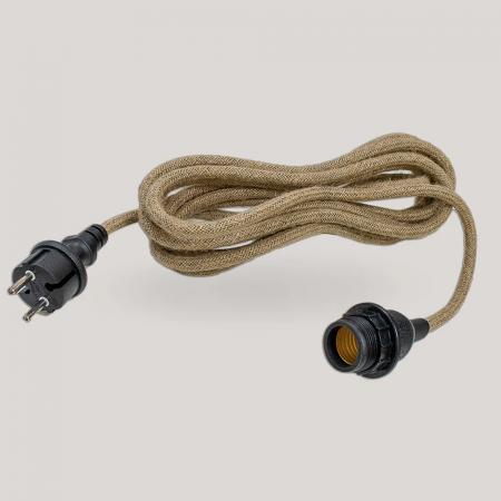 New Garden ARTEIXO 5 m Kabel für den Außenbereich mit E27 Fassung