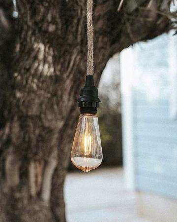 New Garden ARTEIXO 5 m Kabel für den Außenbereich mit E27 Fassung