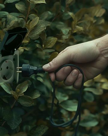 New Garden ARTEIXO 5 m Kabel für den Außenbereich mit E27 Fassung