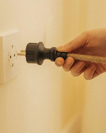 New Garden ARTEIXO 5 m Kabel für den Außenbereich mit E27 Fassung schwarz