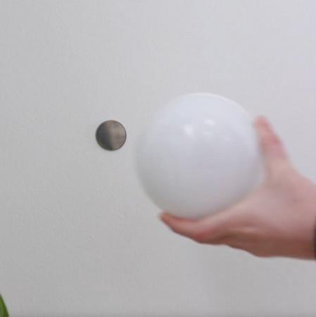 New Garden CHERRY LED Outdoor Akku Leuchthalbkugel dimmbar orange/weiß mit Fernbedienung IP54 Durchmesser: 11 cm