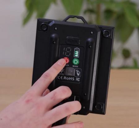 New Garden 10er Jute Lichterkette MARO IP44 mit Solapanel 5M lang, warmweißes Licht mit 10 Schirmchen