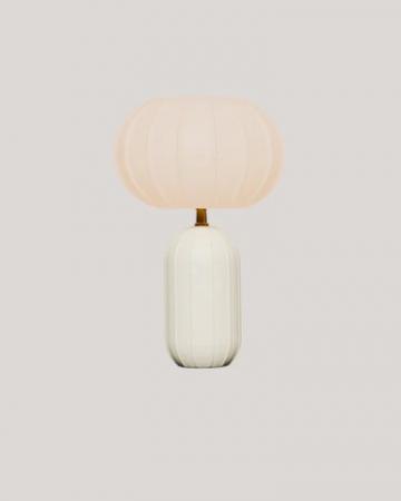 New Garden SOLAR-TISCHLAMPE RACHEL 45 in Mattbeige In&Out IP65 mit Fernbedienung und warmweiße Lichtfarbe