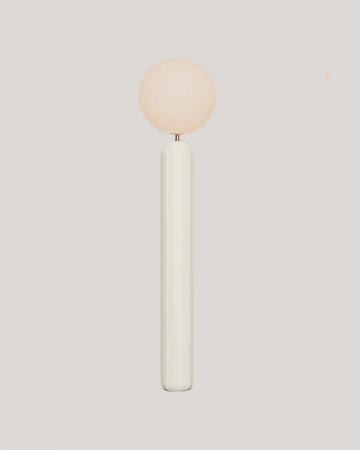 New Garden Stehlampe MONICA 150 Mattbeige mit Akku, Fernbedienung, warm- und kaltweißes Licht IP65 153cm hoch