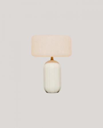 New Garden SOLAR-TISCHLAMPE PHOEBE 40 in Mattbeige In&Out IP65 mit Fernbedienung und warmweiße Lichtfarbe