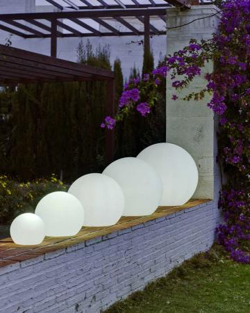 New Garden BULY 60 Garten LED-Kugel weiss IP65 230 Volt