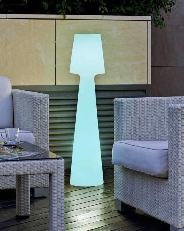 New Garden Lola 165 Stehlampe RGBW mit Akku Fernbedienung
