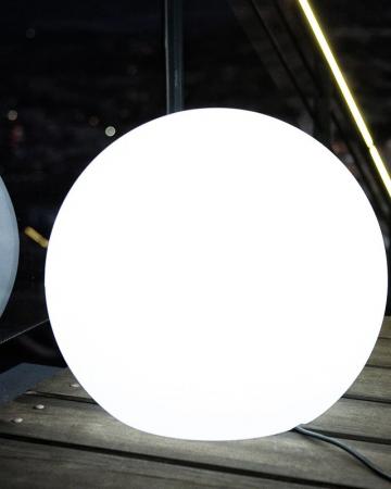 New Garden BULY 30 Garten LED-Kugelleuchte weiss IP65 230 Volt