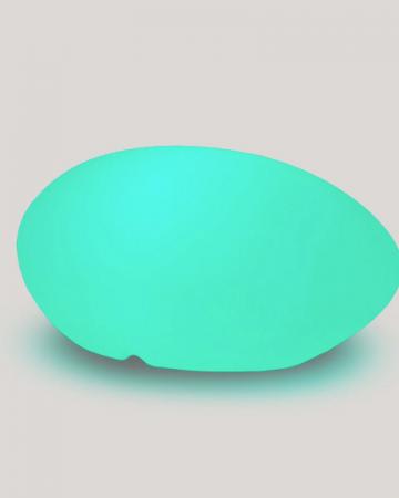 New Garden PETRA 60 Leuchtender Stein Dekorationsobjekt in weiss 230V