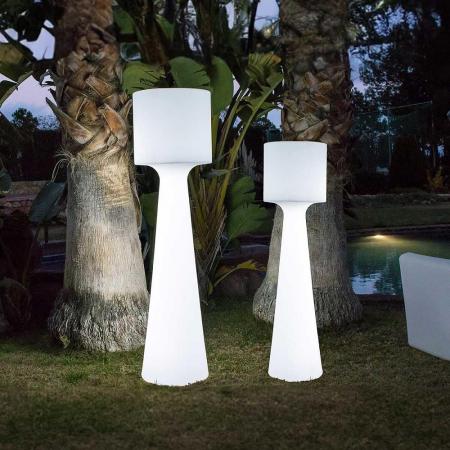 New Garden Stehlampe Grace 140 weiß 230V Höhe: 140 cm kaltweißes Licht