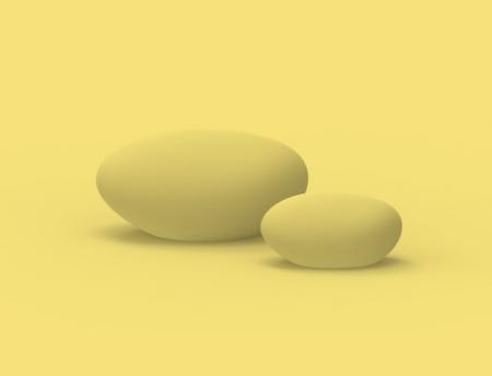 New Garden PETRA 60 Leuchtender Stein Solar Akku RGBW USB Fernbedienung - mit farbigem, warmen und kaltem Licht IP65