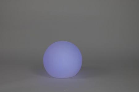 New Garden BULY 30 Solar LED-Garten Kugel IP68 Durchmesser: 30 cm RGB und warm- unfd kaltweißes Licht, Mit Erdspieß