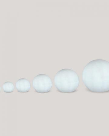 New Garden BULY 30 LED Kugellampe mit Kabel, Stecker und Schalter für 230V, mit warmweißem Licht für Innen, IP20  Ø 30cm