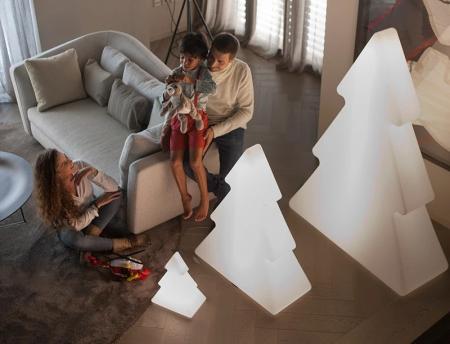 New Garden PINUS kleiner leuchtender Baum Weiß warmweißes Licht 40cm Kabel Innen