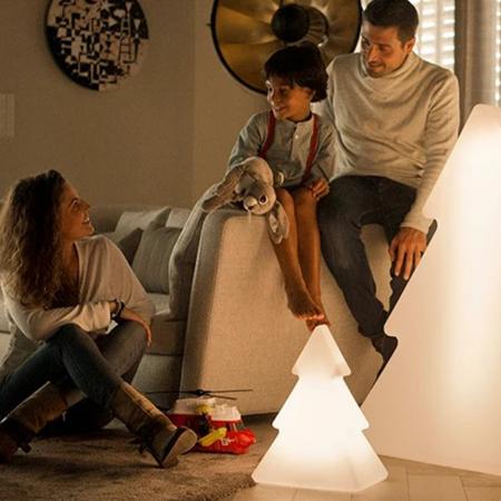 New Garden PINUS kleiner leuchtender Baum Weiß warmweißes Licht 40cm Kabel Innen