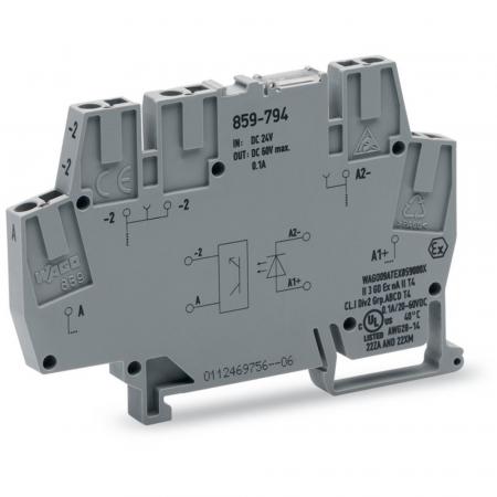 WAGO 859-794 Optokoppler-Klemme 24 V DC Eingang 9–60 V DC Ausgang