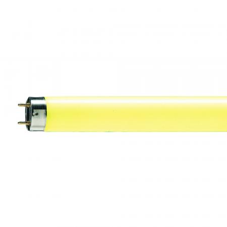 Philips TL-D Colored 58W Yellow G13 Leuchtstofflampe – Gelbe T8 Leuchtstoffröhre für Effektbeleuchtung 1500 mm