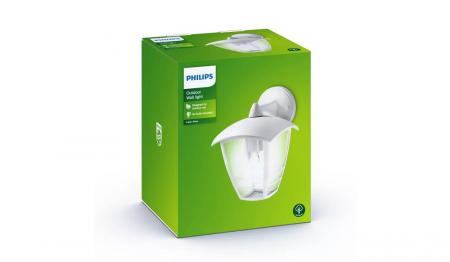 Philips myGarden Wandleuchte Creek in Weiß mit E27 Fassung