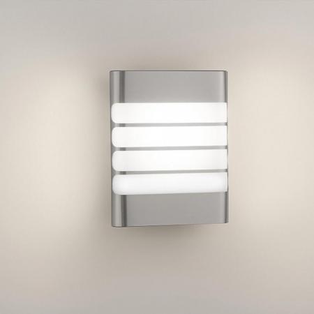 Philips myGarden LED Wandleuchte Raccoon 172734716, 270lm, Edelstahl