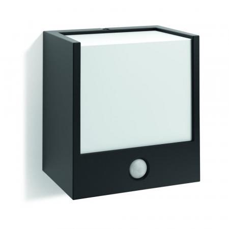 Philips myGarden Minimalistische LED Wandleuchte Macaw Schwarz mit Bewegungsmelder