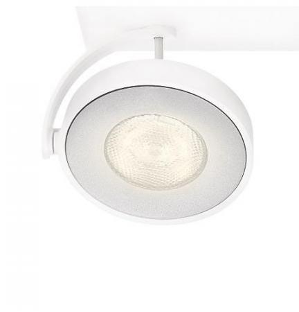 Philips myLiving 4-flammiger LED Spot Clockwork WarmGlow dimmbar in Weiß