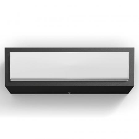 Philips Außen Wandleuchte Stratosphere wetterfest mit IP44-Schutz anthrazit neutralweißes Licht