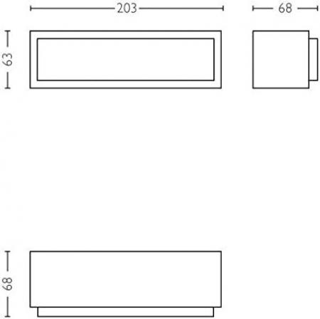 Philips Außen Wandleuchte Stratosphere wetterfest mit IP44-Schutz anthrazit neutralweißes Licht