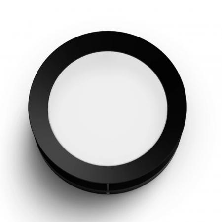Philips myGarden Elegante runde LED Aussenwandleuchte Actea Schwarz