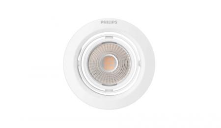 Philips Pomeron LED-Downlight SceneSwitch 7W 450lm 4000K Weiß  - Einbaudurchmesser: 70 mm