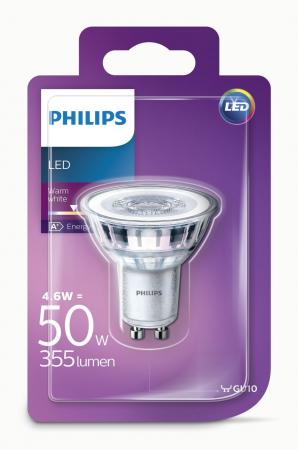 Nur noch 1 Stück  verfügbar:  Philips LEDClassic GU10 Strahler 4,6W 36° 2700K wie 50W