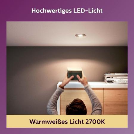 24er Pack Philips LEDClassic GU10 4,6W wie 50W 355lm 2700K Warmweiß 36° EyeComfort
