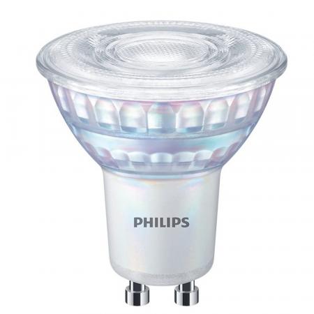 10 x Philips GU10 CorePro LED Spot 4W wie 50W dimmbar aus Glas 2700K warmweiße Akzentbeleuchtung für Strahler