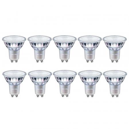 10 x Sparpack Philips GU10 CorePro LED Strahler 4.6 Watt wie 50W Glas Warmweiss