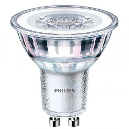 10er Vorteilspack Philips GU10 CorePro LED Strahler 4.6W wie 50W Glas 6500K kaltweißes Licht