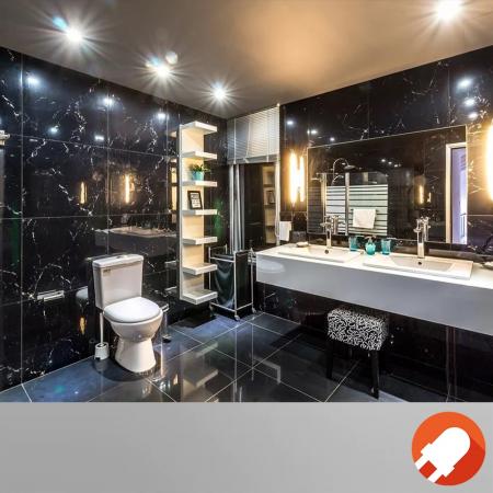 6er Pack Philips GU10 LED Strahler 36°-Ausstrahlwinkel 4.7W wie 50W warmweisse Akzentbeleuchtung aus Kunststoff