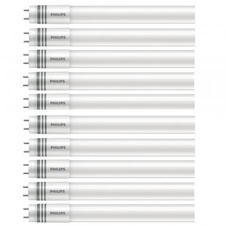 10 x 120cm T8 G13 Philips CorePro LEDtube UN universal HO LED Röhre 18W wie 36W 2000lm 6500K Glas