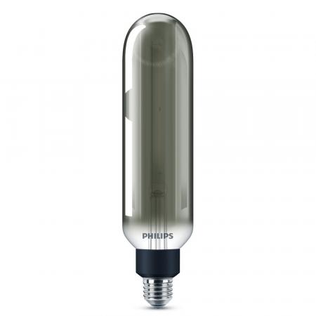 Dekorativer Rauchglaskolben E27 PHILIPS Lampe 27cm 6.5W wie 25W dimmbar Blickfang in der Wohnzimmerlampe