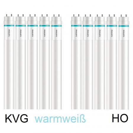 10 x 150cm T8/G13 Philips MASTER LED Röhre Value High Output 20,5W 2900lm 3000K für KVG Glas