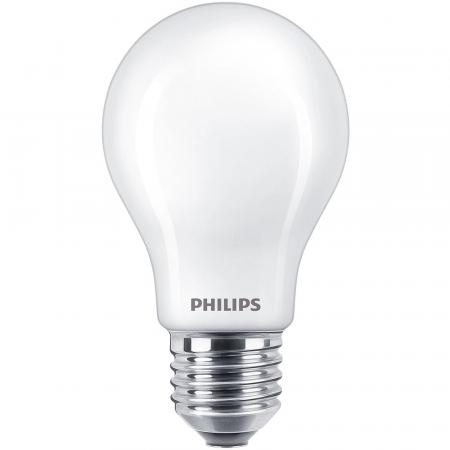 Philips E27 A60 LED-Lampe 8,5W 1055lm 2700K Warmweiß Filament Milchglas