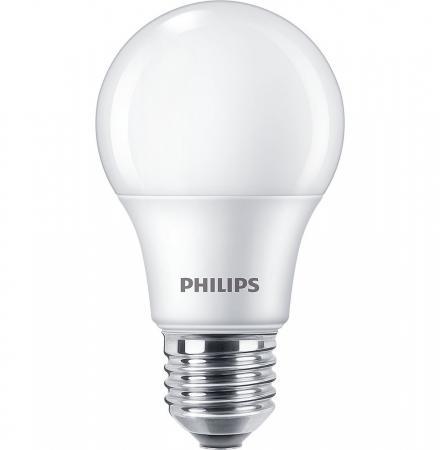 3er-Sparpack PHILIPS E27 LED Glühbirne opalweiss gefrostet 8W wie 60W 4000K universalweisses Licht