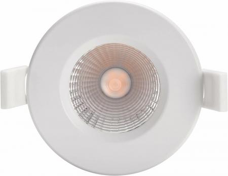 Philips Dive LED-Einbaustrahler IP65 rund weiß Einbau-Durchmesser 70mm, Einbautiefe 15mm, 2700K warmweißes Licht dimmbar