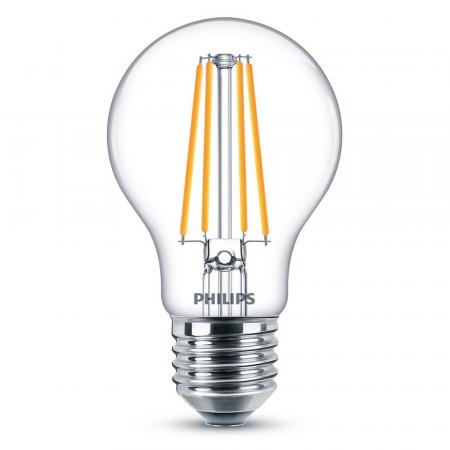 12er Set PHILIPS E27 Retrolook LED Lampe mit Filamentfäden 8.5W wie 75W warmweisses Wohnlicht